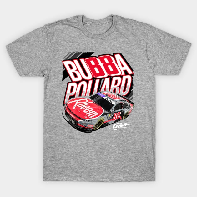 Bubba Pollard Rheem Car T-Shirt by ganisfarhan